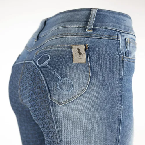 Miniatura 4 de HORZE Kaia - Pantalones de asiento completo de silicona de cintura alta para mujer