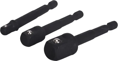 Miniatura 2 de Century Drill & Tool 68584 Impact Pro Juego de adaptadores de enchufe de accionamiento cuadrado, 3 piezas