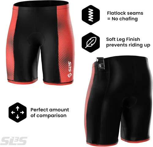 Miniatura 19 de SLS3 Pantalones cortos de triatlón para hombre – Tri Shorts para hombre – 2 bolsillos FRT – Diseñado por atletas para carreras