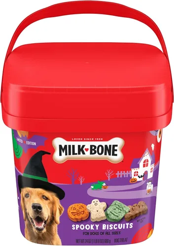Miniatura 12 de Milk-Bone MaroSnacks - Golosinas para perros, carne de res, 15 onzas (paquete de 6) con médula ósea real y calcio