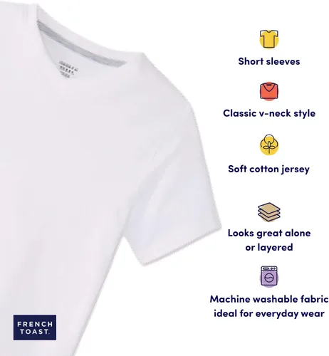 Miniatura 2 de French Toast Camiseta de manga corta con cuello en V