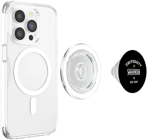 Miniatura 4 de University Wanker Est 2023 Student Degree Smartypants PopSockets MagSafe PopGrip para iPhone