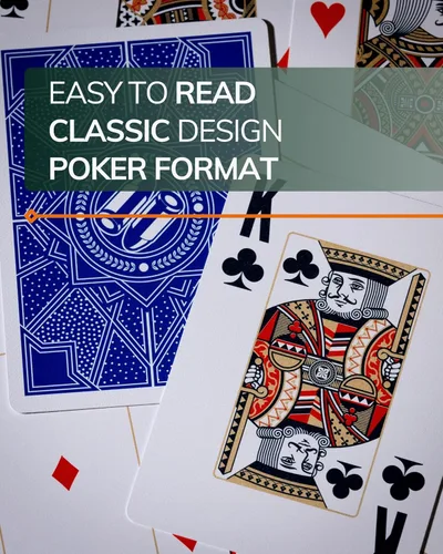 Miniatura 2 de Bullets Playing Cards Cartas de plástico impermeables – 2 mazos de póquer tamaño con índice jumbo, parte delantera lisa y parte trasera de fácil