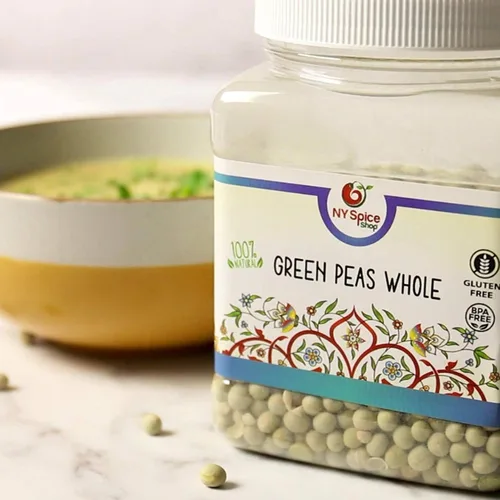Miniatura 3 de NY SPICE SHOP Guisantes verdes enteros (1.5 libras) Guisantes verdes Gramos (Vatana, Matar) - Guisantes verdes secos naturales