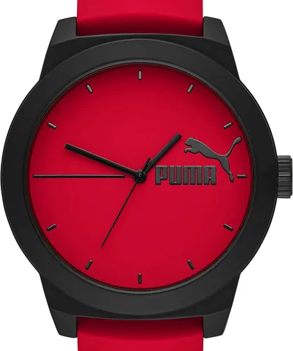 Miniatura 4 de Puma 5 Three-Hand Silicone Sport Watch