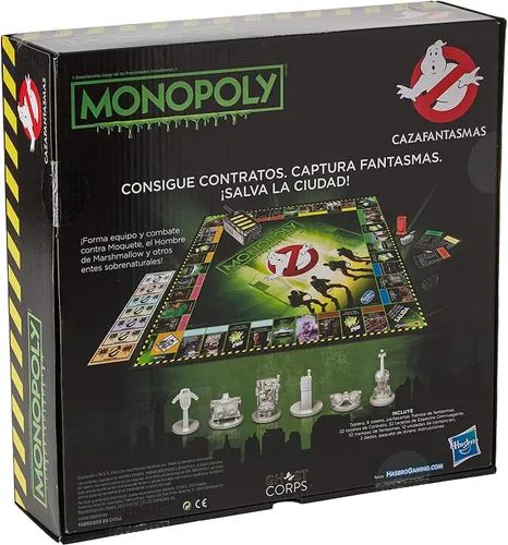 Miniatura 7 de Monopoly Juego de mesa Ghostbusters: 2-6 jugadores, mayores de 8 años