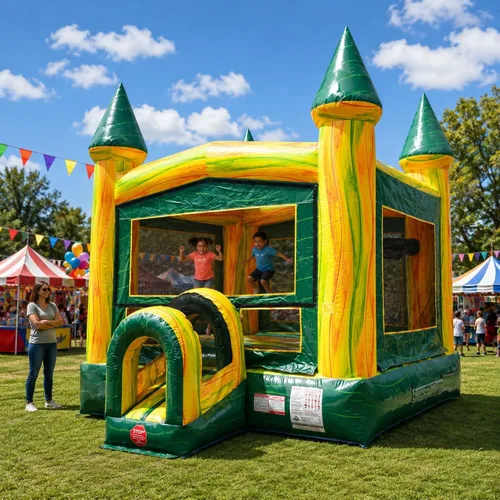 Miniatura 8 de TentandTable Casa inflable para niños de 5 a 12 años, castillo animoso de grado comercial para adultos, casa de salto, incluye soplador de aire Arco