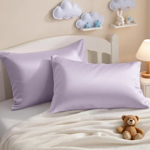 Miniatura 13 de NTBAY - Fundas de almohada de algodón egipcio para niños pequeños - Juego de 2 - Fundas de almohada de viaje - Fundas de 13x18 pulgadas de algodón