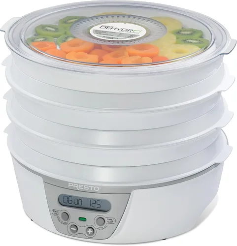 Miniatura 3 de Presto Paquete de deshidratador eléctrico de alimentos y bandejas deshidratantes Dehydro