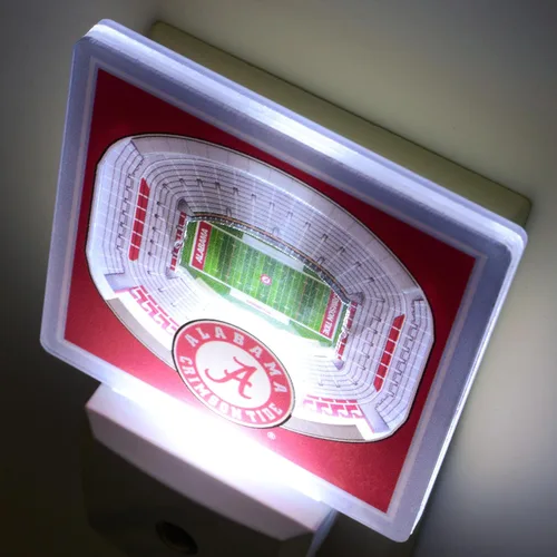 Miniatura 3 de YouTheFan - Luz Nocturna StadiumView de NCAA de Alabama Crimson Tide
