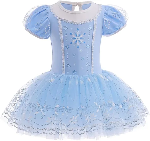 Miniatura 37 de MYRISAM - Maillots de princesa para niñas, tutú de ballet, vestido de bailarina con falda, para cumpleaños, fiesta elegante, disfraces de Halloween