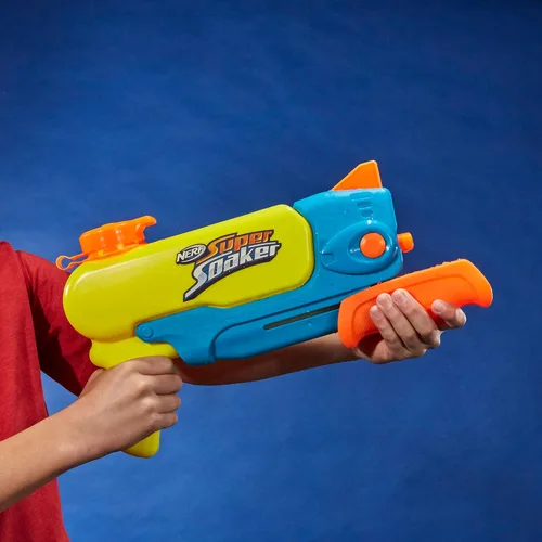 Miniatura 7 de NERF Super Soaker Wave - Pistola de agua con atomizador, remojo de ondas salvajes, boquilla se mueve para crear corriente ondulada, juegos al aire