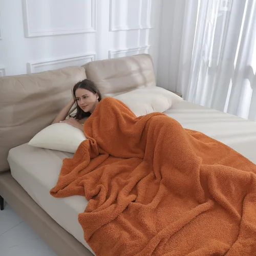 Miniatura 6 de Bearberry - Manta de caída súper suave para otoño, manta cálida y acogedora ligera para sofá, cama, sofá cama para todas las estaciones
