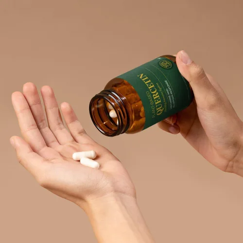 Miniatura 3 de Global Healing Center Quercetina (paquete de 2) 500 mg en total, 250 mg cada uno, apoya la función del sistema inmunológico y la respuesta natural