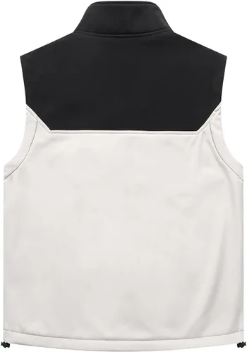 Miniatura 15 de Msmsse Chaleco ligero para hombre, con cuello alto, sin mangas, para senderismo, correr, golf