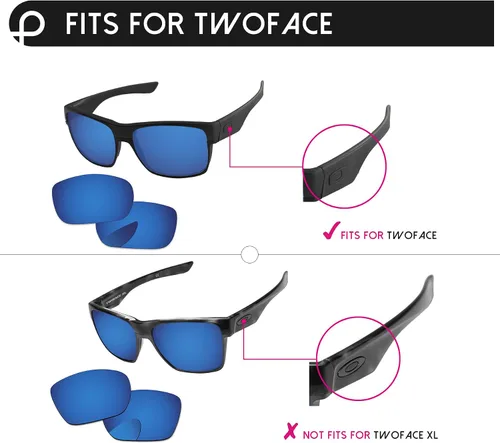 Miniatura 2 de Lentes de repuesto y destornillador para gafas de sol Oakley TwoFace OO9189
