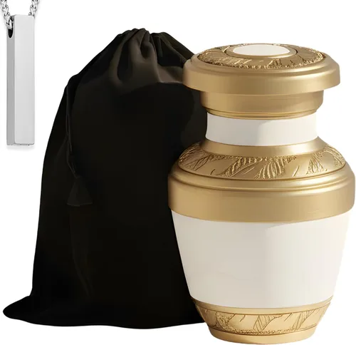 Miniatura 9 de Mini urna de recuerdo para cenizas humanas de adultos hombres y mujeres, funeral y cremación, pequeñas urnas para cenizas humanas, juego de 4