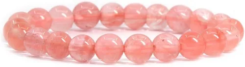 Miniatura 9 de Justinstones Pulsera elástica de cuentas redondas de 0.315 in con gemas semipreciosas, unisex, 7 pulgadas