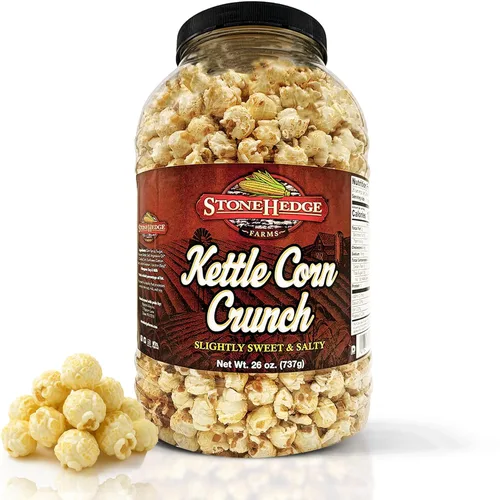 Miniatura 12 de StoneHedge Farms Palomitas de maíz gourmet de caramelo - Deliciosamente antiguas de 32 onzas. ¡Bañera alta! - Fabricado en los Estados Unidos