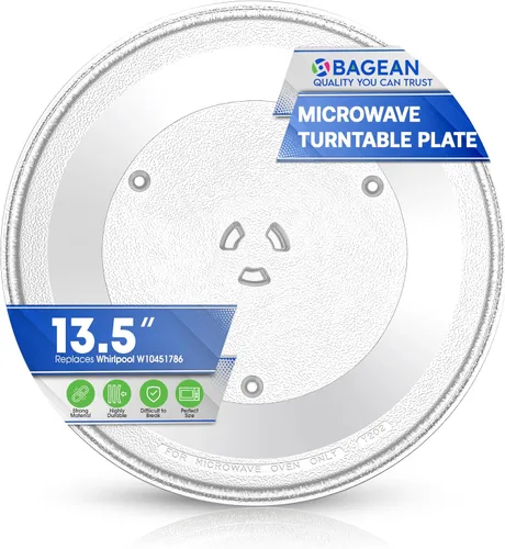 Miniatura 9 de Reemplazo de plato para microondas de 12" W10337247 W11367904 para microondas Whirlpool - Plato giratorio de vidrio para horno microondas - Plato