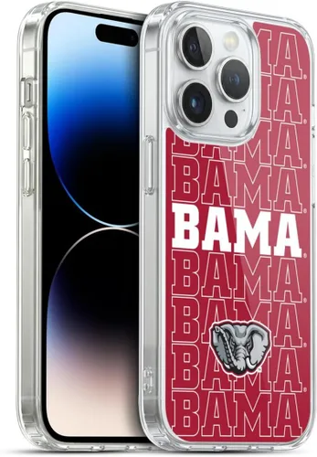 Miniatura 332 de Head Case Designs Funda de gel suave con licencia oficial de la Universidad de Alabama UA Collage compatible con Apple iPhone 13 Pro Max
