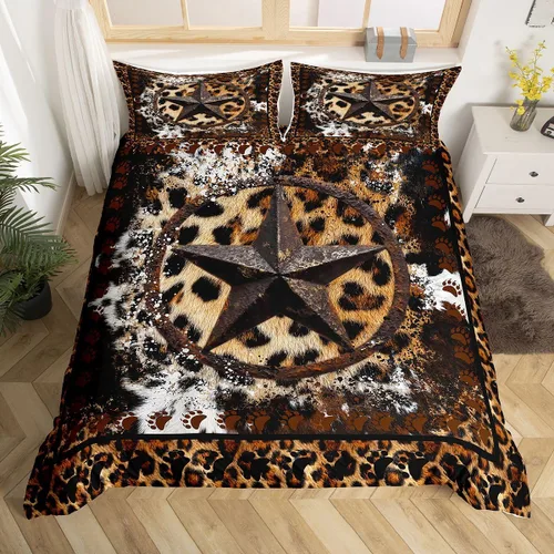 Miniatura 31 de Juego de funda de edredón de oso para niños, juego de ropa de cama de animales salvajes para niños, naturaleza, vida silvestre, oso, pájaro, juego