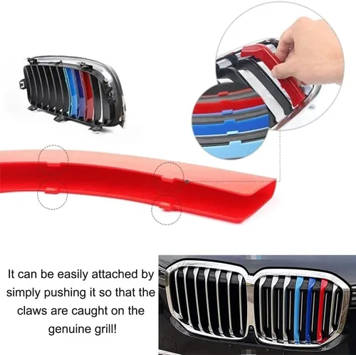 Miniatura 2 de Insertos de Parrilla Automotriz para BMW X7 G07 2019-2022 7 Rejillas, Accesorios para Parrilla Frontal