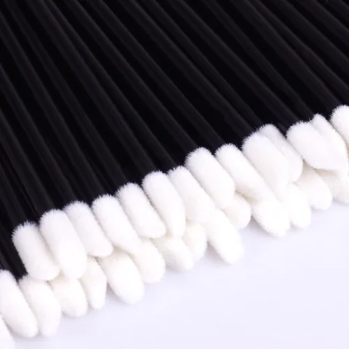 Miniatura 6 de Kit de suministros para extensión de pestañas de 300 piezas, cepillos desechables para pestañas, micro hisopos, varitas para máscara, cepillos