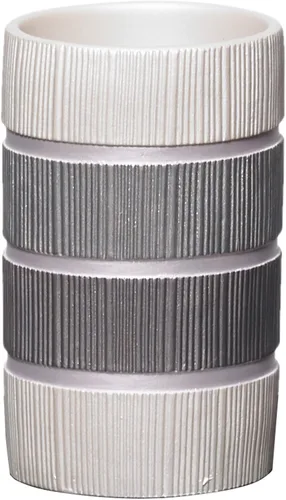 Miniatura 18 de Zahari Home Sinatra - Vaso de baño para cepillos de dientes y pasta de dientes, organizador de brochas de maquillaje, color negro