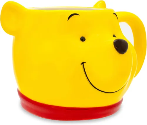 Miniatura 3 de Winnie the Pooh Disney - Taza de cerámica esculpida en 3D, taza de café grande para té, expreso, cacao, capacidad para 20 onzas