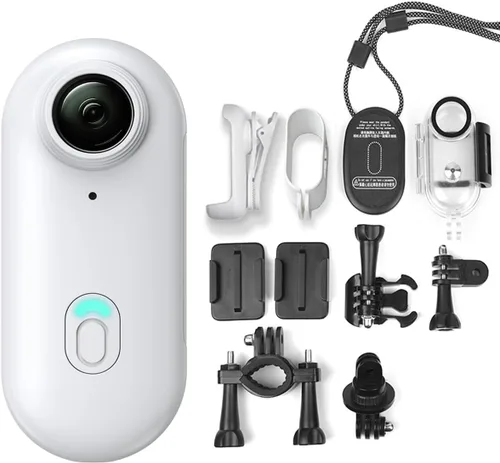 Miniatura 7 de Mini cámara corporal H88, 1080P FHD cámara de acción portátil, cámara de cuerpo del tamaño del pulgar y funda impermeable 30M bajo el agua