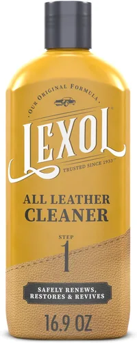 Lexol All Leather Cleaner 16.9 oz – Fórmula de limpieza profunda para interior de coche, sofás, muebles, zapatos, botas, bolsos, chaquetas, guantes,