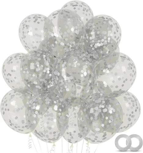 Miniatura 38 de ASIYUHY 100 globos de fiesta de colores surtidos de 12 pulgadas, globos arcoíris con cinta de 65 pies, globos coloridos de látex grueso, globos