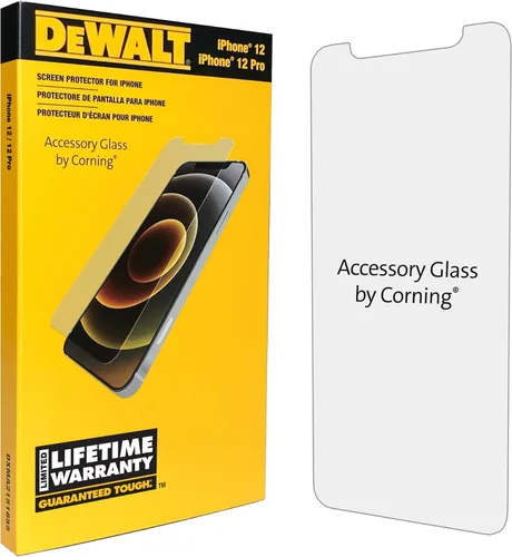 Miniatura 9 de DEWALT Protector de pantalla de cristal para iPhone 12 Pro Max - Protector de pantalla de vidrio templado compatible con Apple - Protección