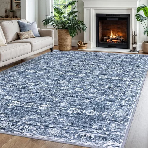 Miniatura 70 de SIILOOM Alfombra antideslizante de pasillo moderna de 2 x 5, súper suave, para pasillos, decoración para cocina, alfombras para pasillos sin 2-Verde