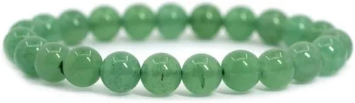 Adabele 1pc Natural Stretch Gemstone Bracelet 8mm (0.31") Bead 7" to 8.5 inch Healing Crystal Energy Quartz Chakras Jewelry Women Men Birthday Gift