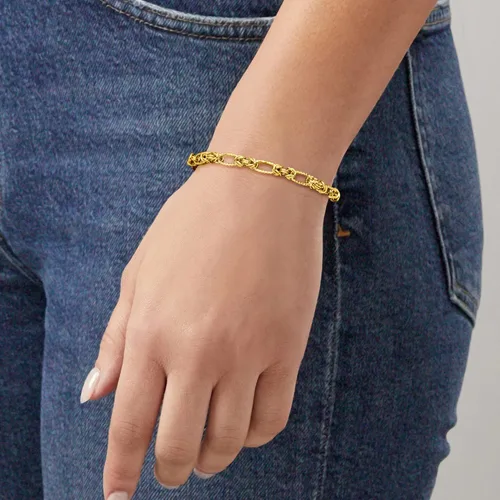 Miniatura 2 de Pulsera de Bolo bizantino modificada en oro amarillo de 10 quilates Canaria Oro no conocido