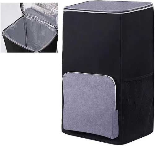Miniatura 8 de Bolsa de carrito de compras, bolsa de repuesto para carretilla, capa interior de película de aluminio plateado, bolsa de almacenamiento impermeable