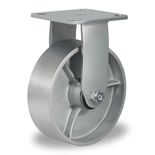 Miniatura 20 de Ruedas giratorias de 4 x 2 pulgadas, ruedas industriales resistentes, ruedas giratorias con rodamiento de rodillos - Ruedas de hierro fundido