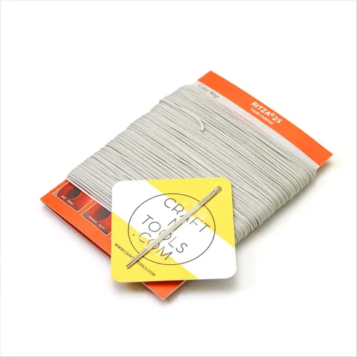 Miniatura 7 de Amber Glow RITZA 25 Tiger Thread for Leather Craft Hilo de tigre encerado Poliéster de 0.047 in