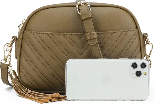 Miniatura 2 de lola mae Bolso bandolera acolchado, bolso de hombro de diseño moderno