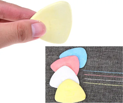 Miniatura 4 de Kare Kind 30 tizas de sastre – Nociones de costura y accesorios – Marcadores triangulares de tela para manualidades, costura, acolchado, viene