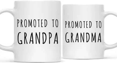 Miniatura 7 de Andaz Press Anuncio de embarazo de bebé español de 11 onzas, regalo de taza de café, promocionado a abbuela, paquete de 2, idea de regalo novedosa