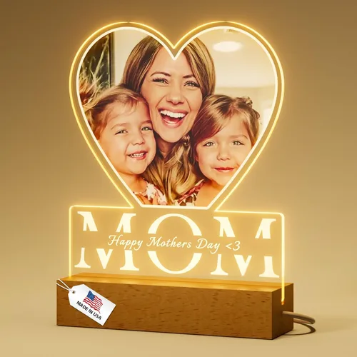 Bemaystar Regalos personalizados para mamá para el día del padre, regalos personalizados para madres de hija, hijo, niños, regalo personalizado para