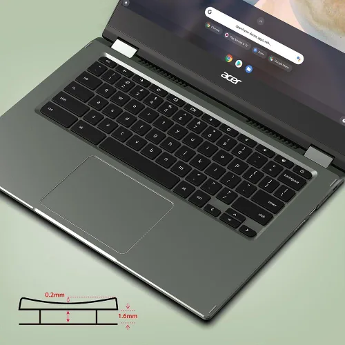 Miniatura 11 de Laptop Acer Chromebook Spin 514 CP514-1H-R0VX AMD Ryzen 3 3250C Pantalla táctil FHD IPS de 14" 8GB DDR4 64GB eMMC Wi-Fi 5 Cámara web HD