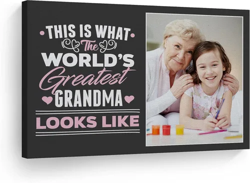 Miniatura 19 de Smile Art Design Impresión en lienzo personalizada: arte de pared con fotos personalizadas, hecho a pedido en Estados Unidos, lienzo premium