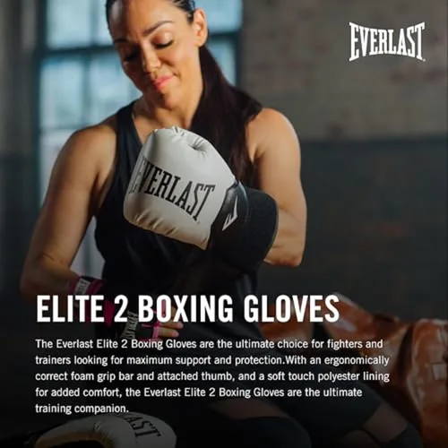 Miniatura 2 de Everlast Guantes de boxeo Elite 2 Blanco/Negro