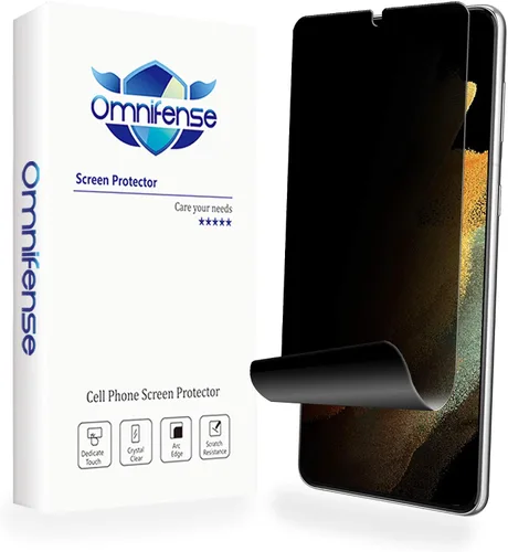 Miniatura 12 de Protector de pantalla para Galaxy S21, película suave de privacidad (no vidrio templado), compatible con fundas, desbloqueo en pantalla, acabado