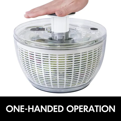 Miniatura 7 de Smile mom Centrifugadora de Ensalada Grande Centrifugadora de Lechuga Accesorios de Cocina, Centrifugadora de Ensalada Grande Lavadora de Verduras