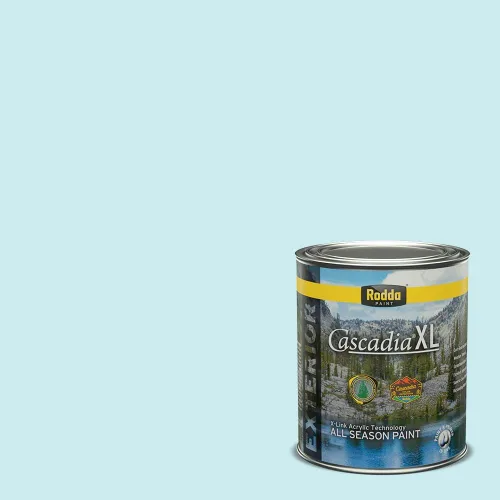 Miniatura 38 de Rodda Paint CASCADIA ZERO - Pintura e imprimación semibrillante para interiores en uno, 1 galón, azul huevo huevo azul